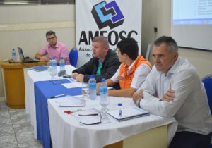 Read more about the article PREFEITOS DA AMEOSC DEBATEM REFLEXOS DA GREVE DOS CAMINHONEIROS E DEFINEM ENCAMINHAMENTOS COLETIVOS DURANTE ASSEMBLEIA EXTRAORDINÁRIA