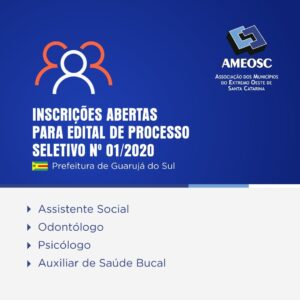 Read more about the article Prefeitura de Guarujá do Sul lança processo seletivo para contratação de assistente social, odontólogo, psicólogo e auxiliar de saúde bucal