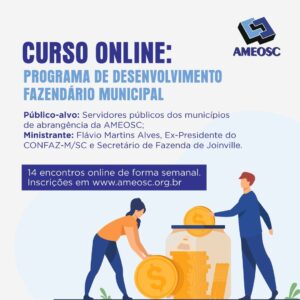 Read more about the article Abertas as inscrições para curso de “Programa de Desenvolvimento Fazendário Municipal”