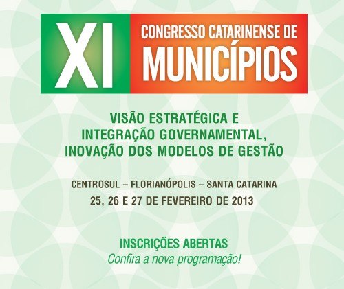 You are currently viewing XI mCongresso Catarinense de Municípios