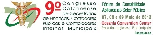 You are currently viewing 9º Congresso Catarinense de Secretários de Finanças, Contadores Públicos e Controladores Internos Municipais